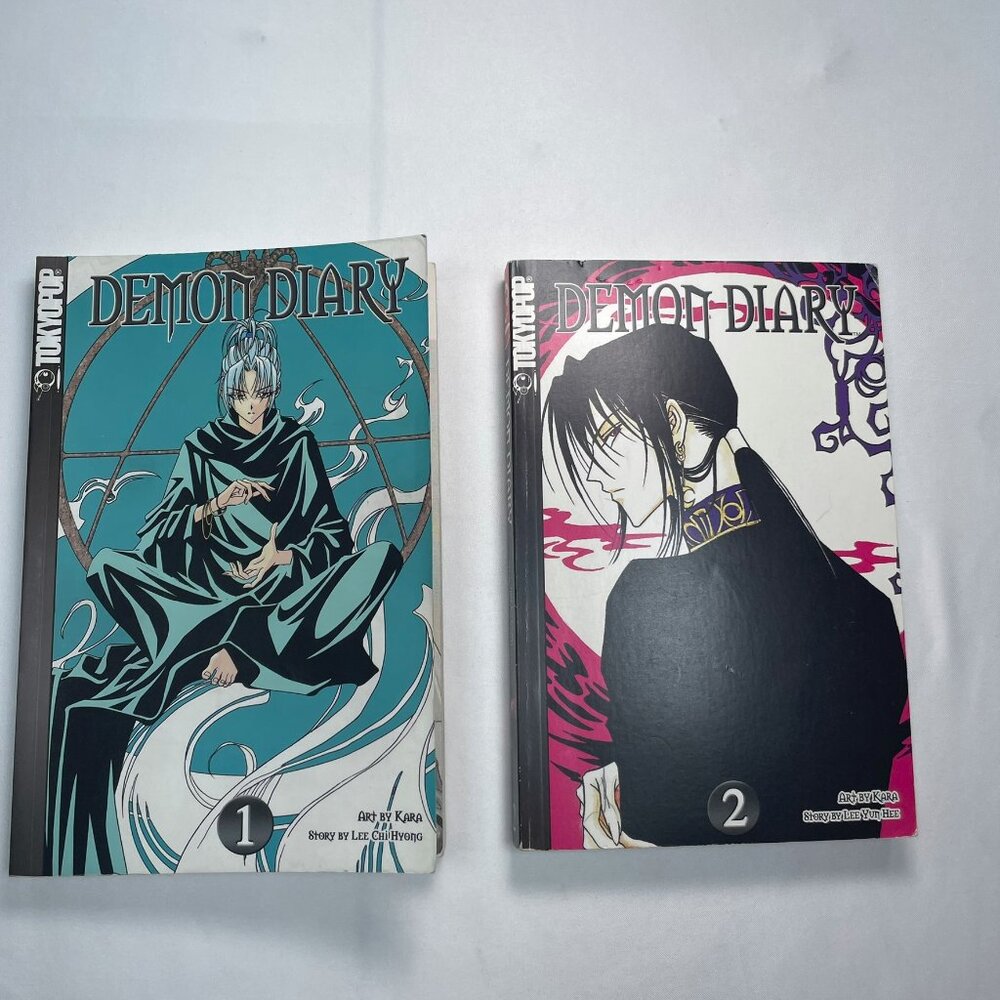 Demon Diary Manga Vol 1 & 2 Tokyopop English Set OOP